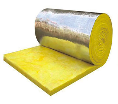 Reinforced aluminum foil glass wool felt