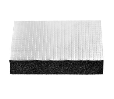 Grid aluminum foil insulation board