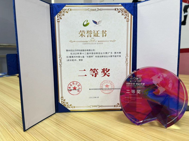 Yubi Swan Cup Award Certificate and Medal